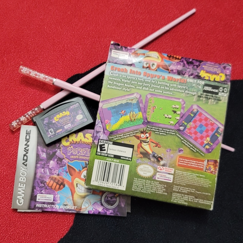 Crash Bandicoot Purple Ripto's Rampage for Gameboy Advance - Picture 3 of 7